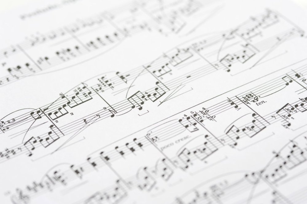 Рамка нотки для текста