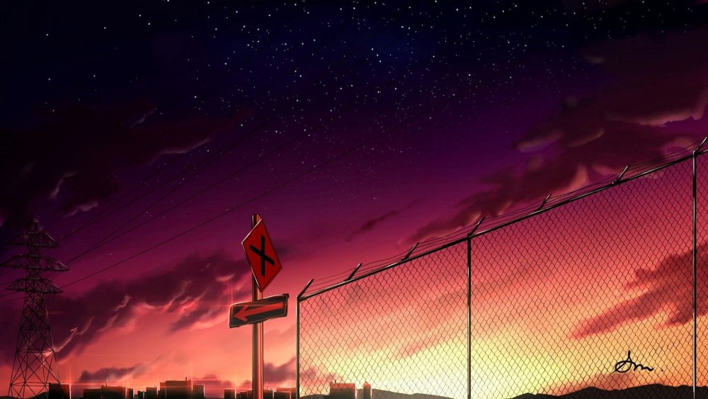 Фон на рабочий стол аниме Эстетика