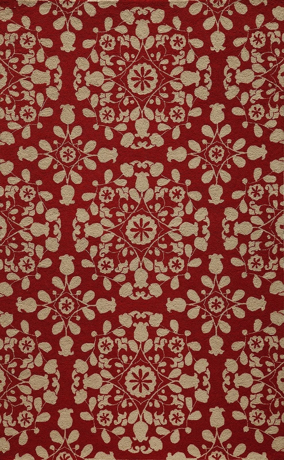 Этно узоры красный