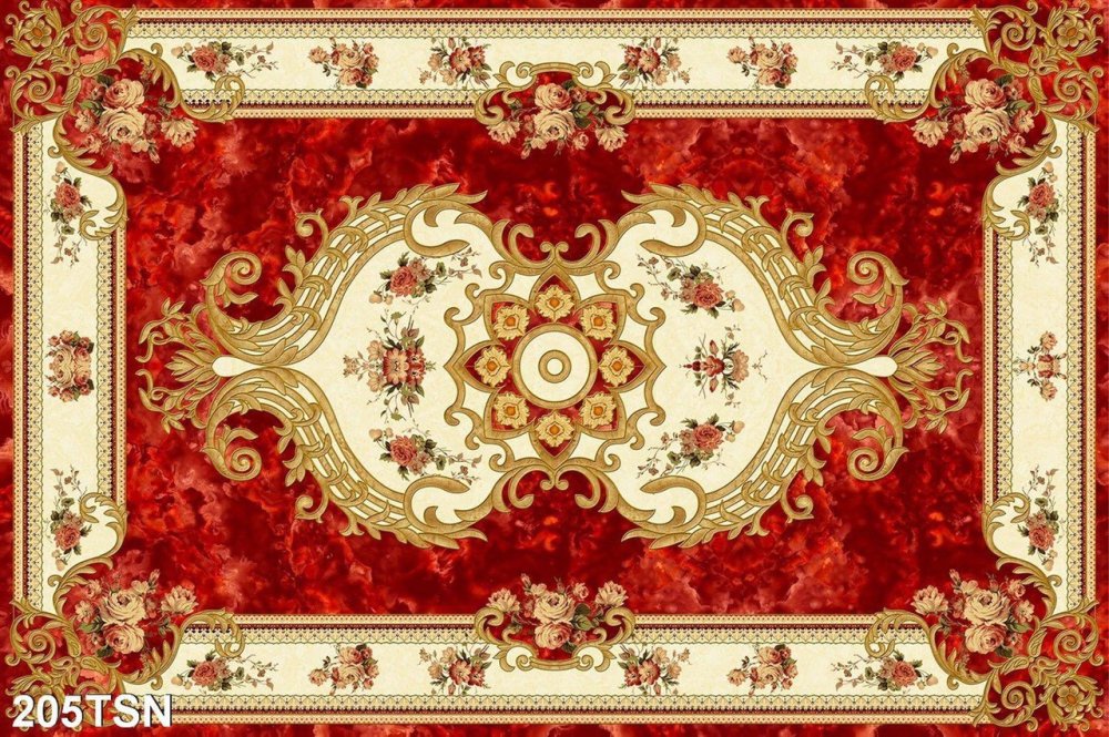 Ковер красно золотой