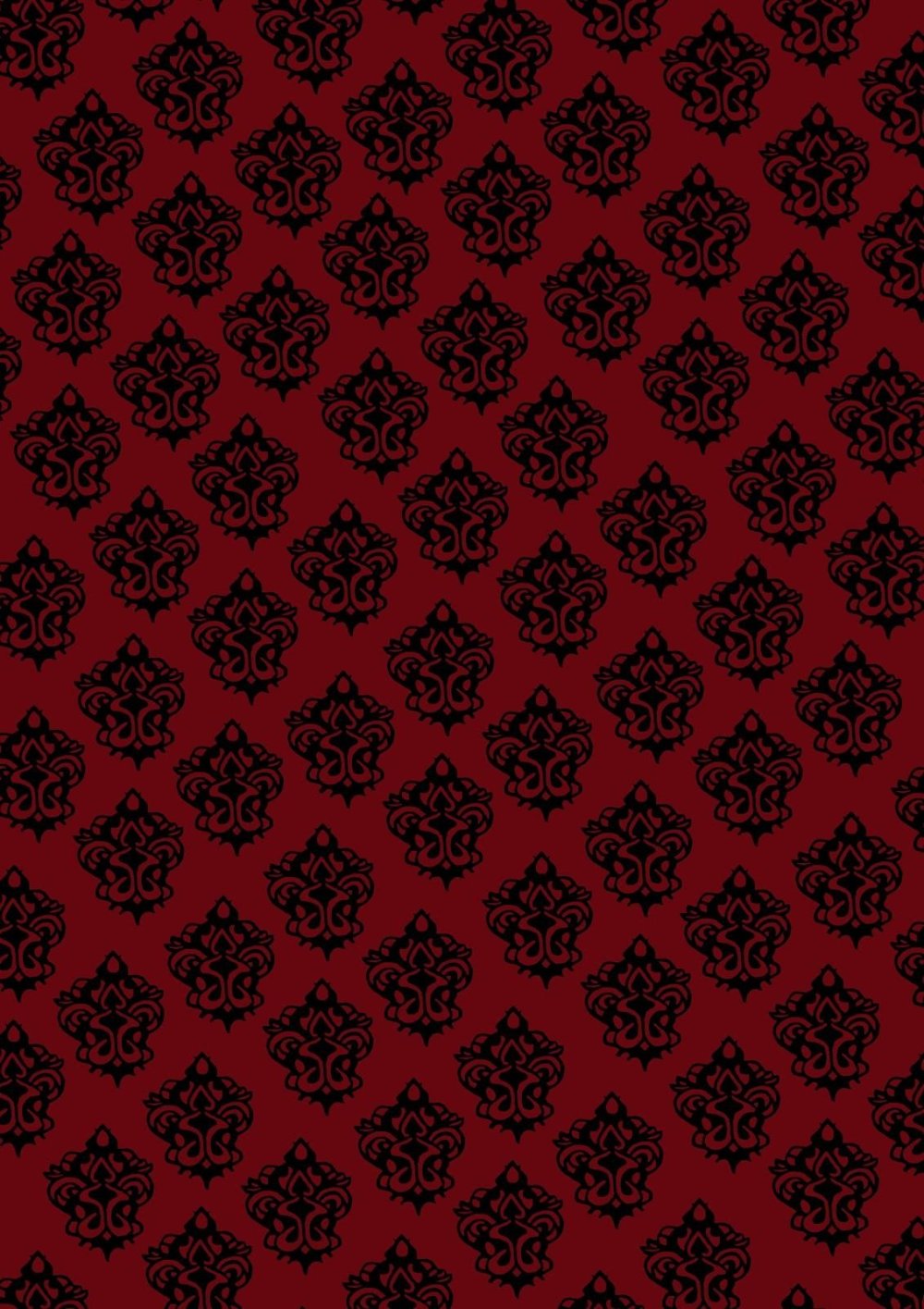 Красно черный узор