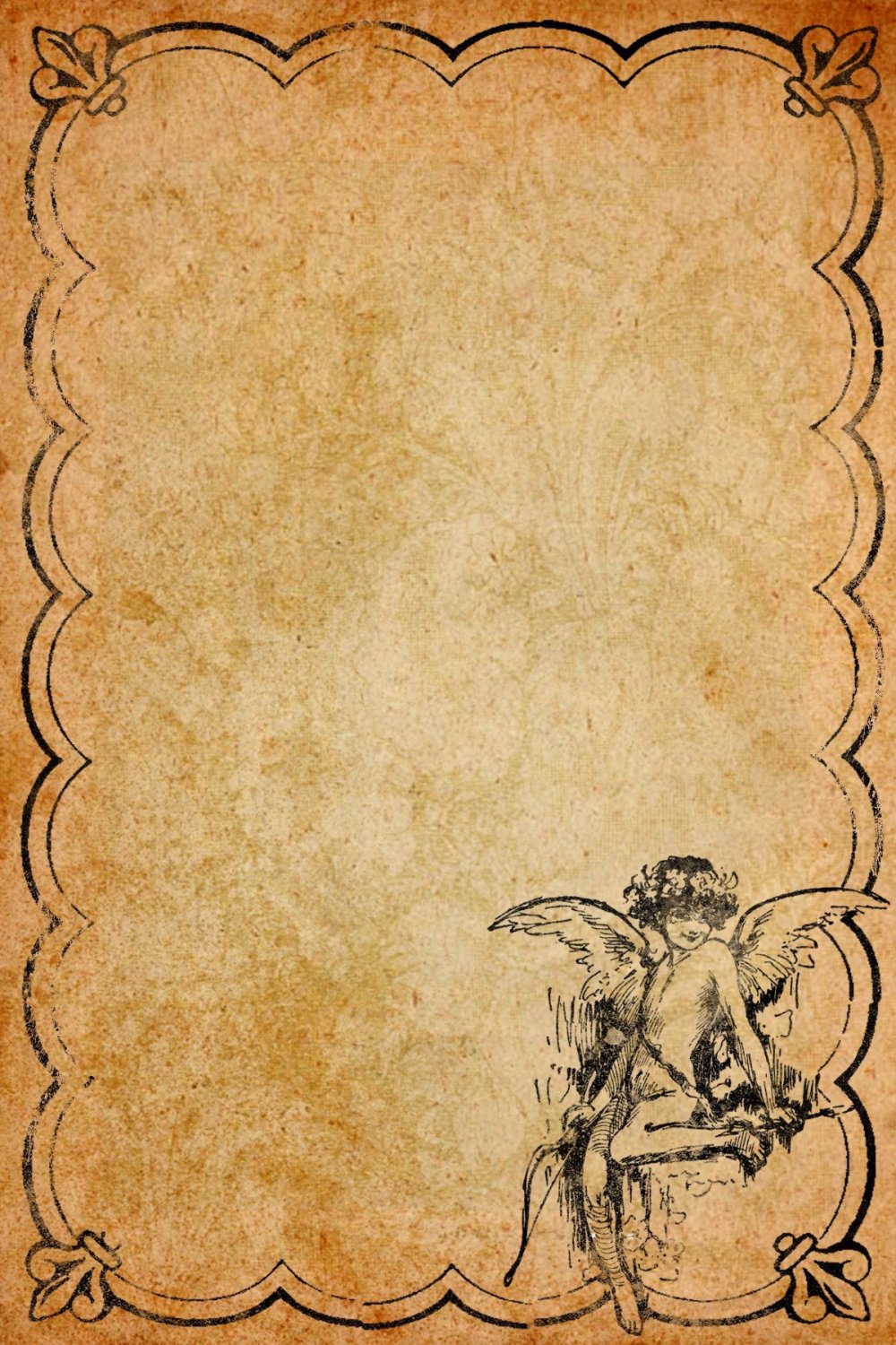 Старая бумага с узорами