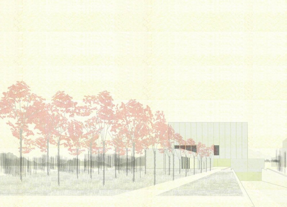 Фон для подачи архитектурного проекта