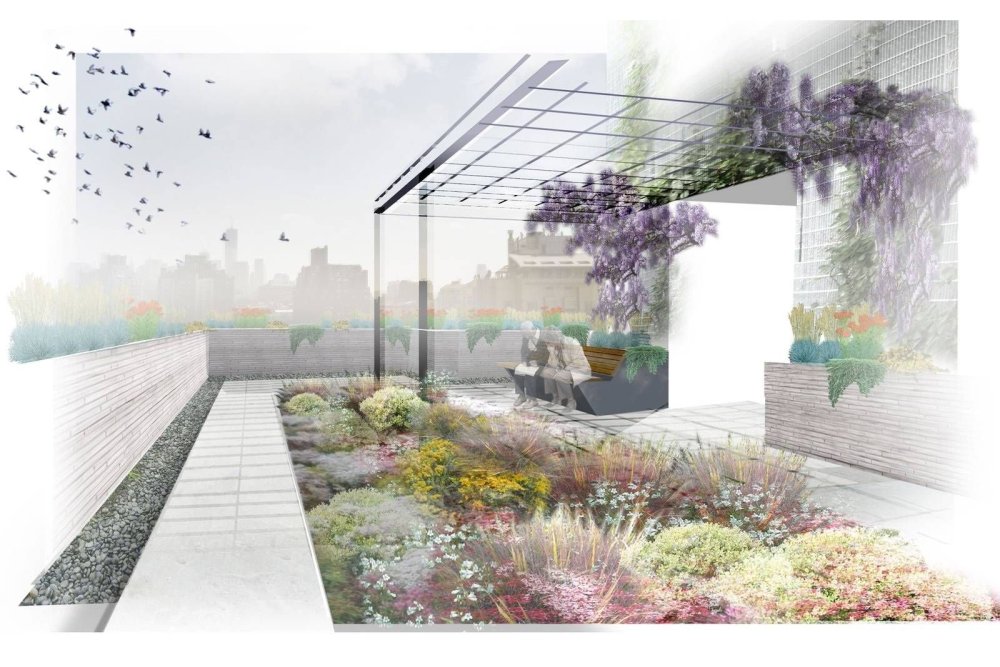 Дизайнерские коллажи ландшафт