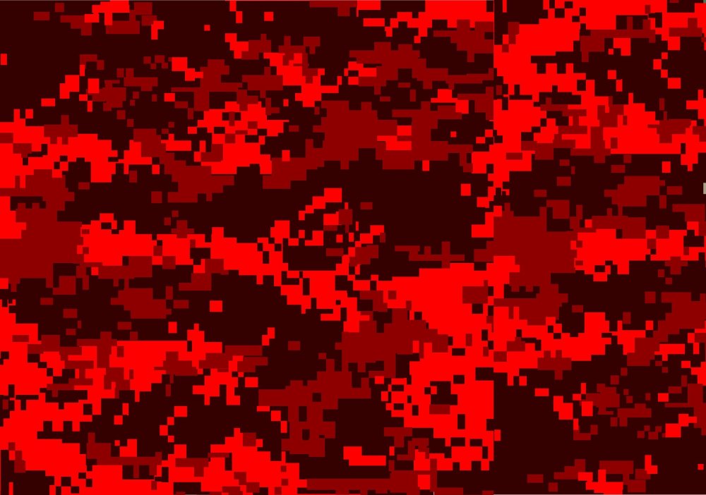 Red Digital Camo камуфляж