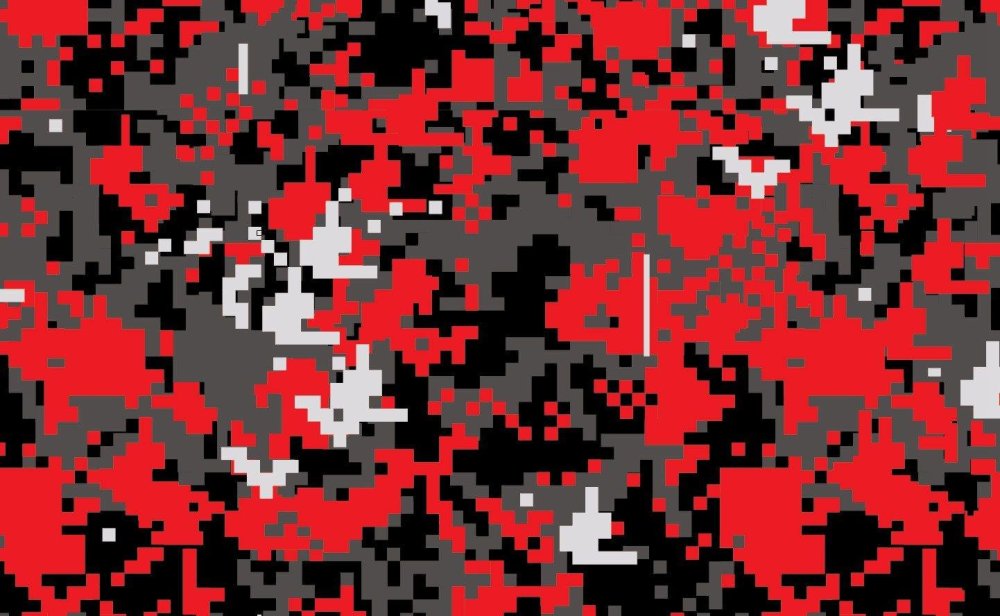 Черно красный камуфляж