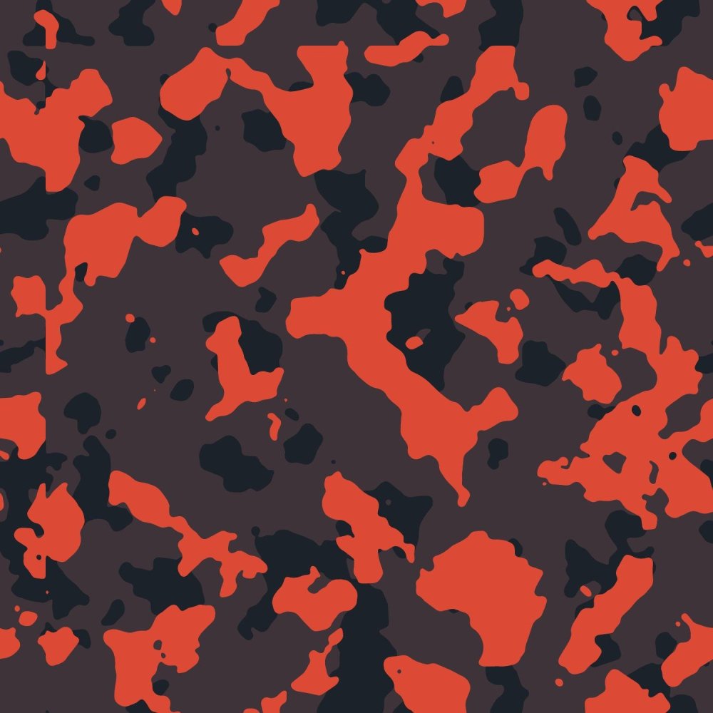 Пиксельный камуфляж оранжевый