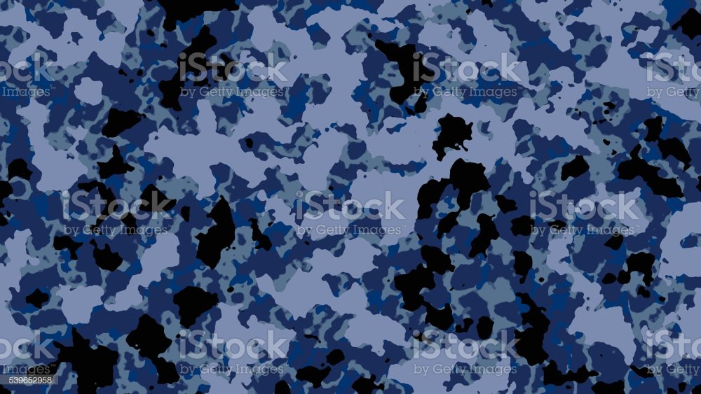 Синий пиксельный камуфляж