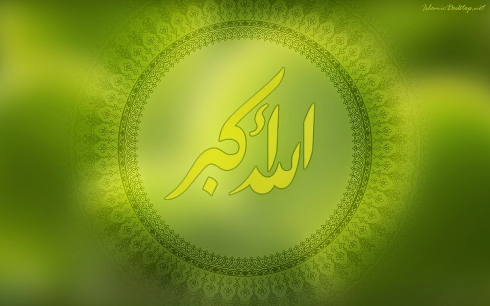 Мандала на зеленом фоне