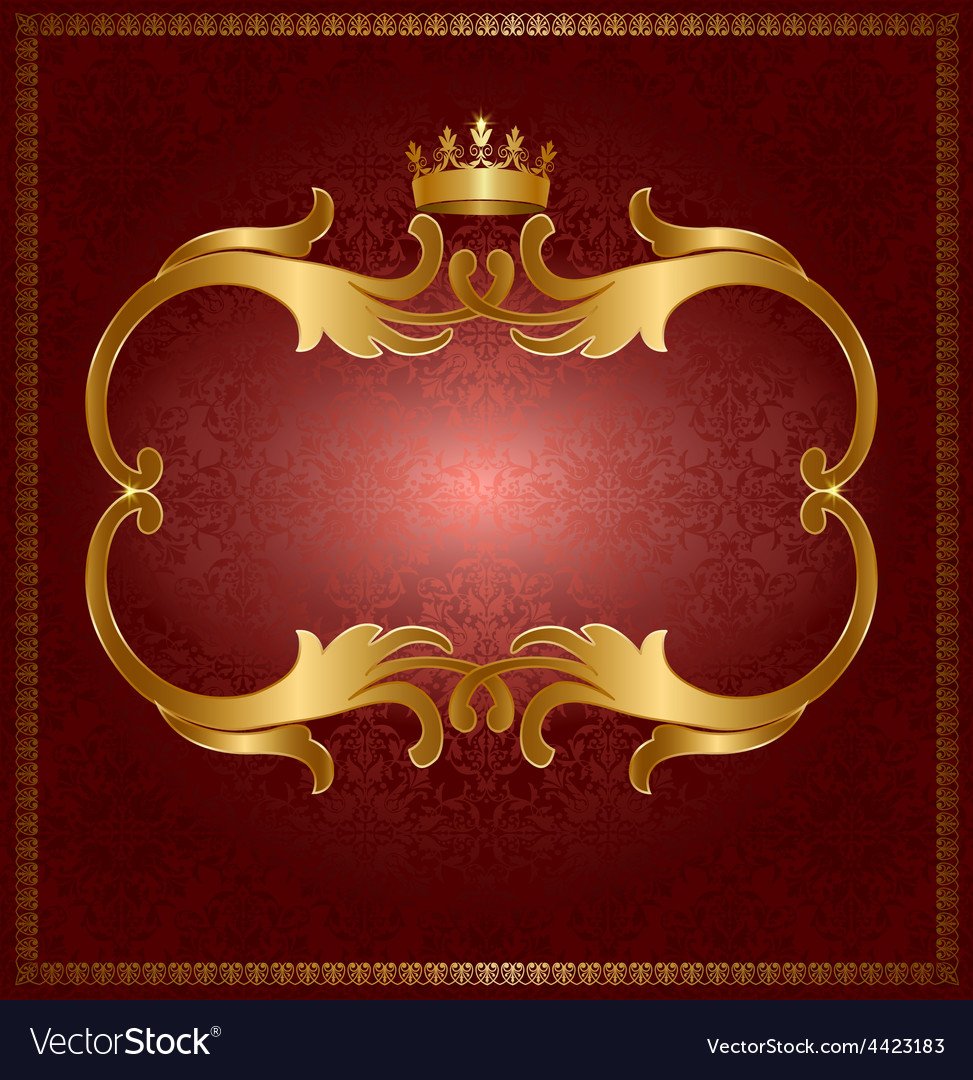 Красивый фон для визитки с короной