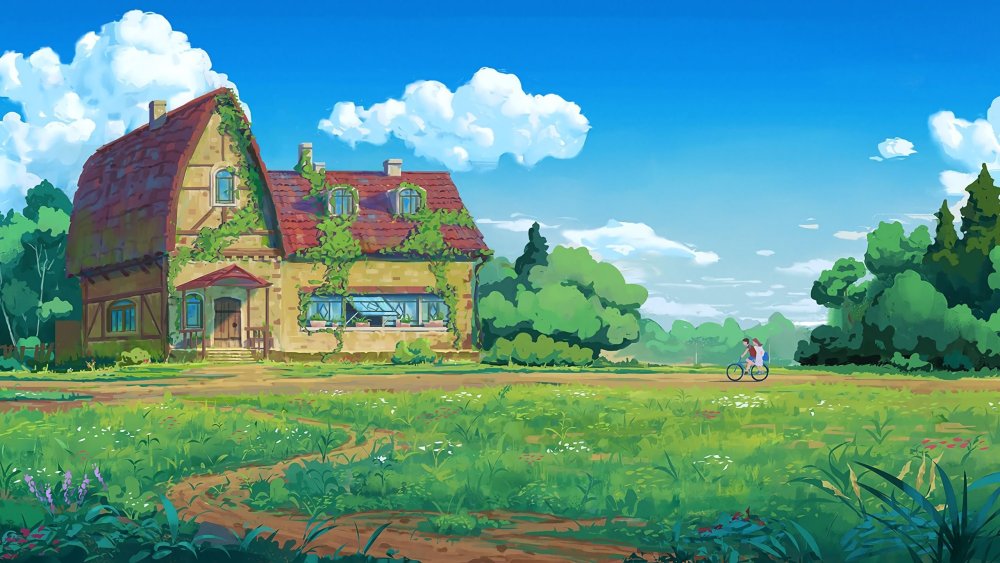 Сказочный деревенский домик