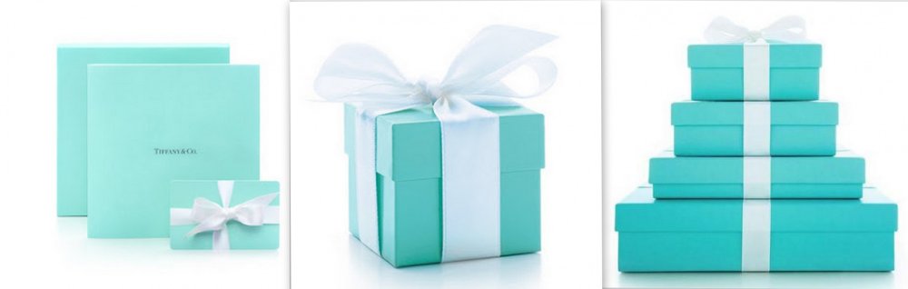 Подарки цвета Тиффани