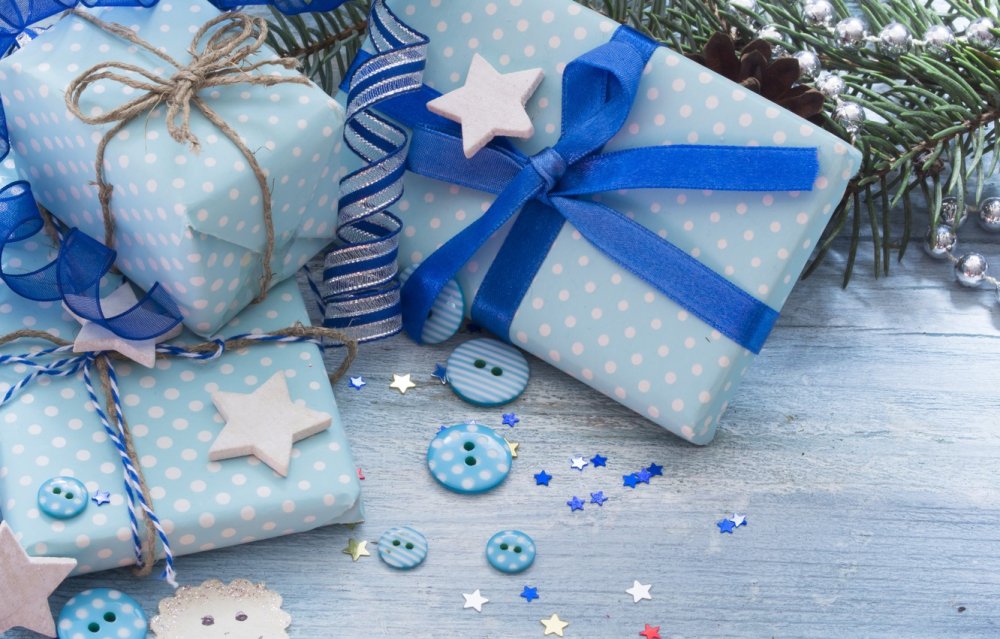 Коробка подарок с бантом