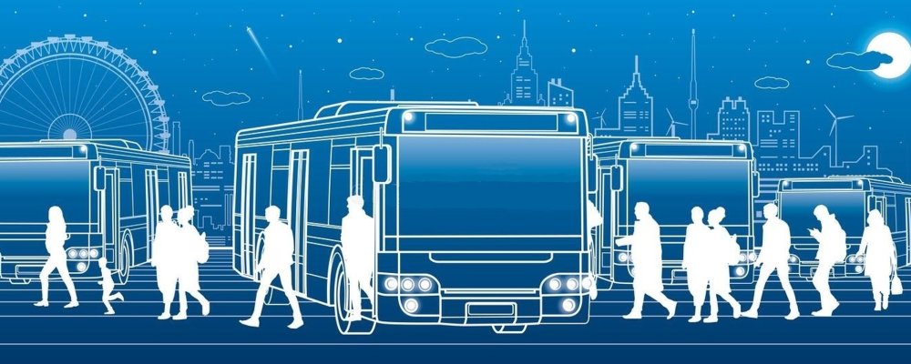 Общественный транспорт фон