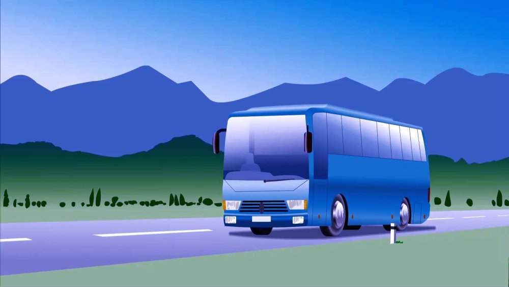 Автобус фон