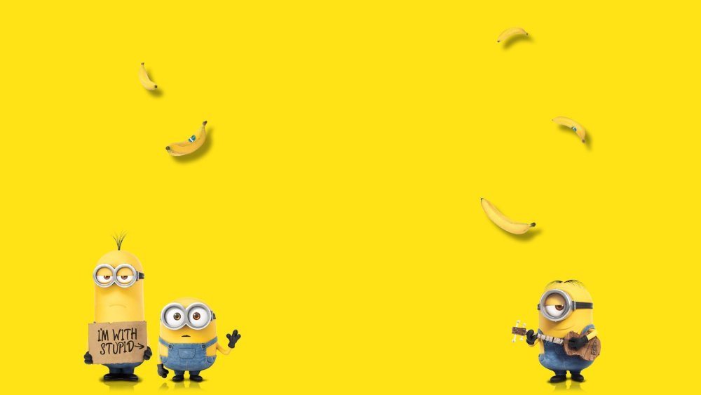 Миньоны фон для фотошопа