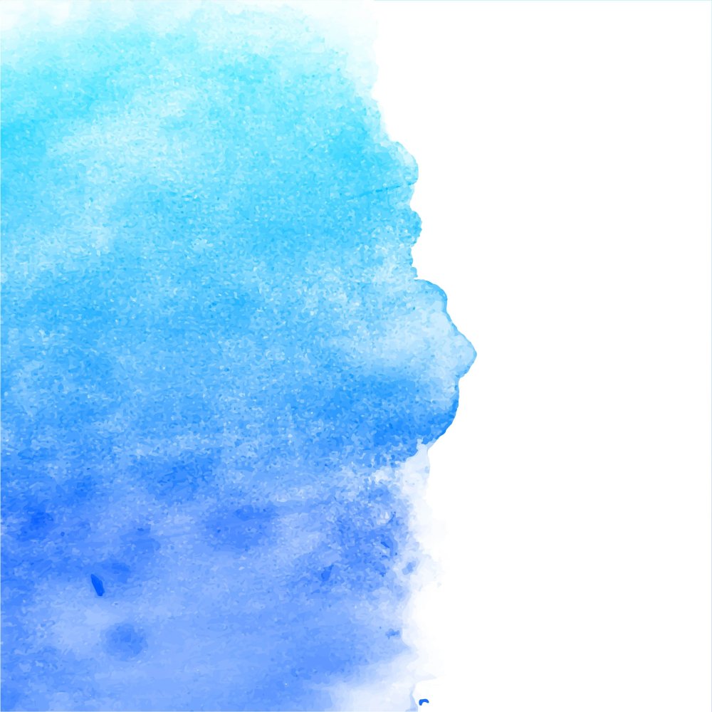 Синий акварельный фон