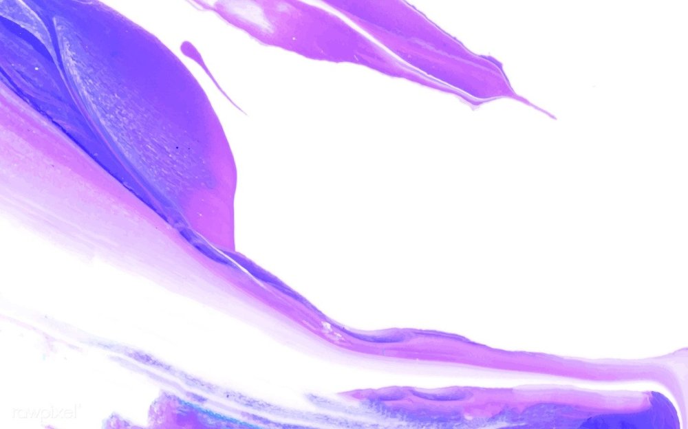 Фиолетовые мазки на белом фоне