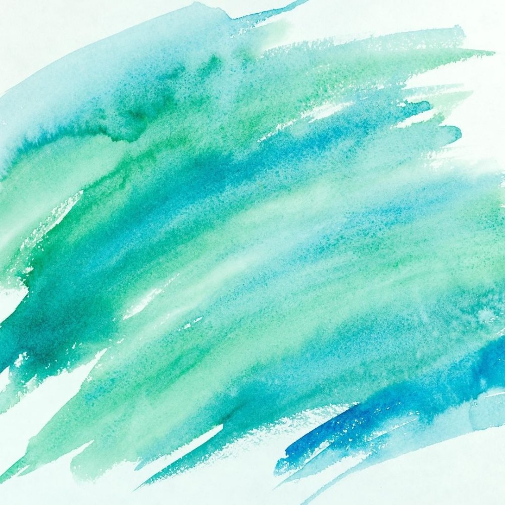 Акварельные разводы на белом фоне