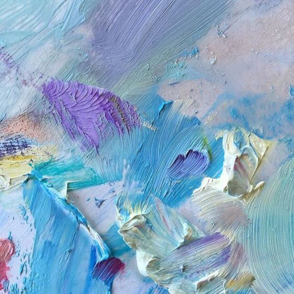 Мазки масляной краски