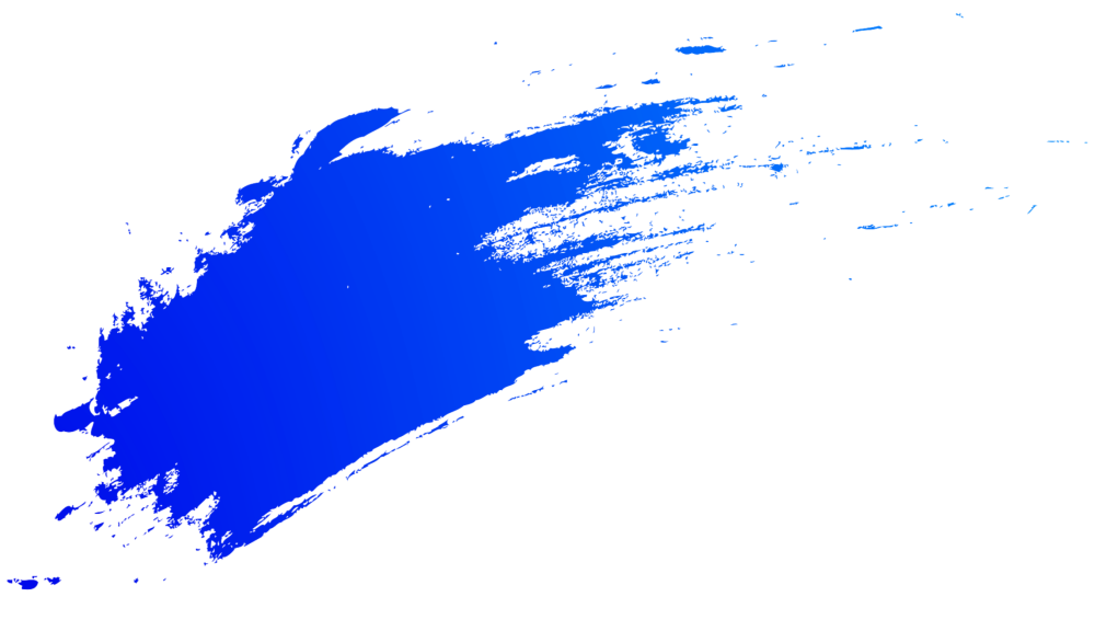 Пятно синей краски