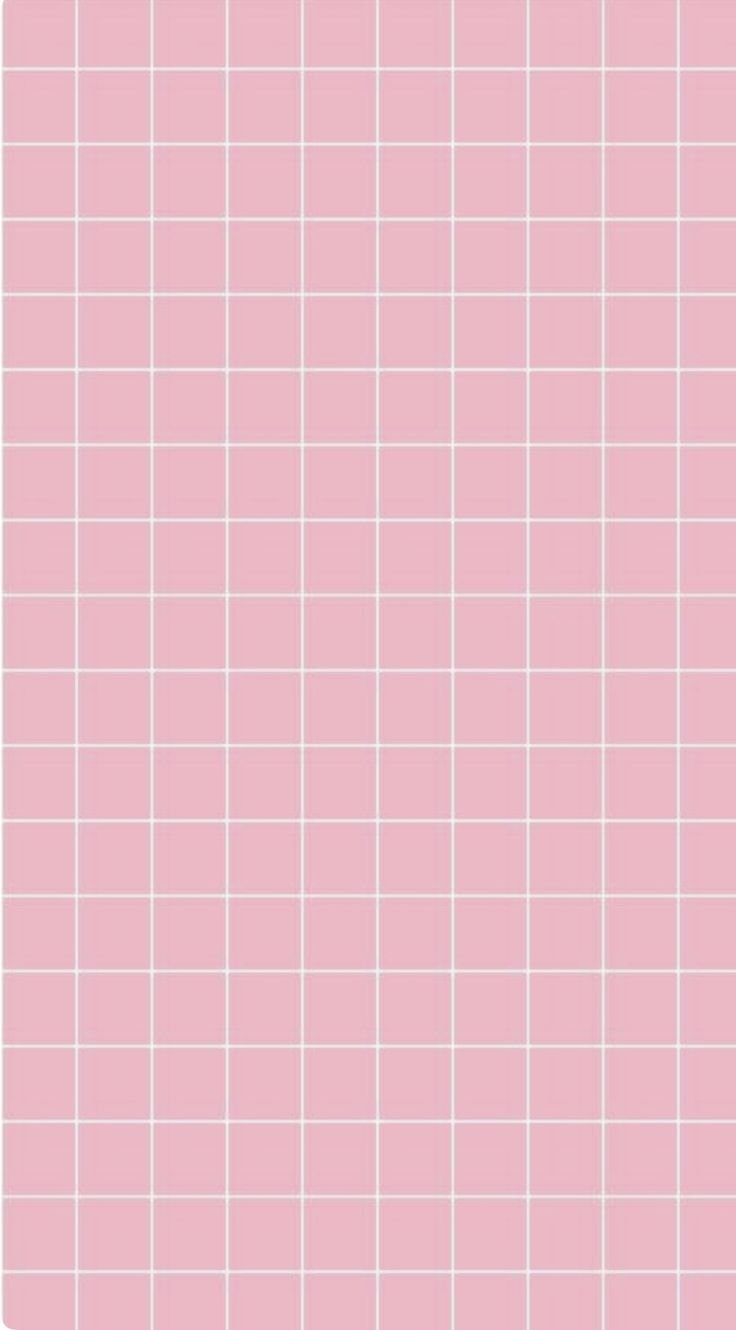 Розовый фон в белую клетку