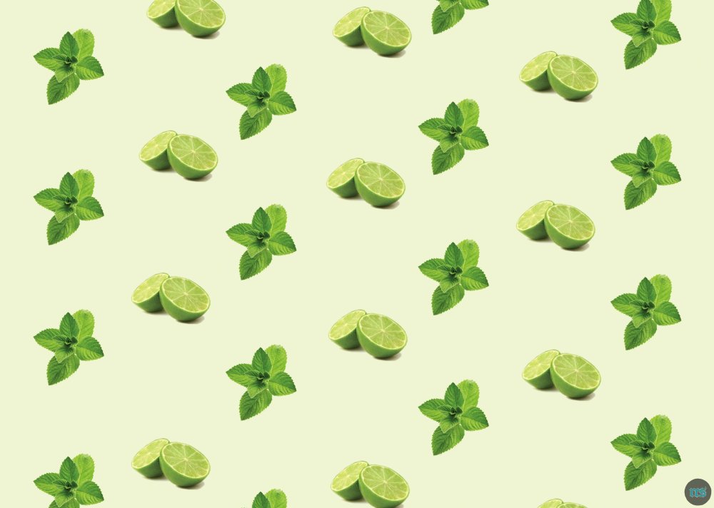 Абстракция в зелено бежевых тонах