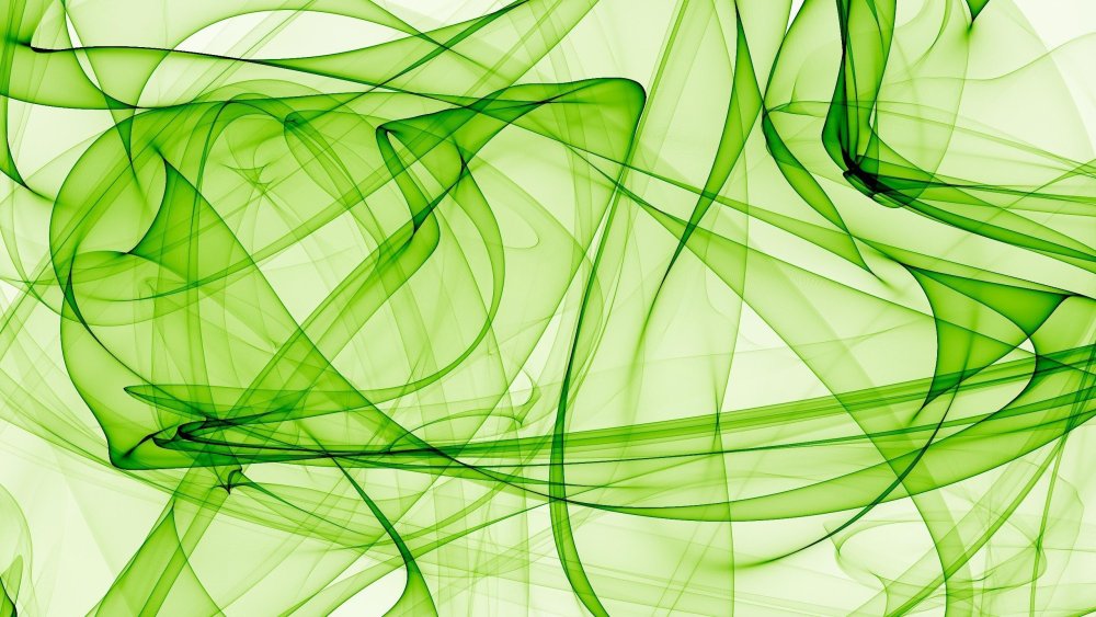 Абстракция в зеленых тонах