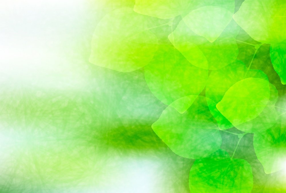 Абстракция в зеленых тонах
