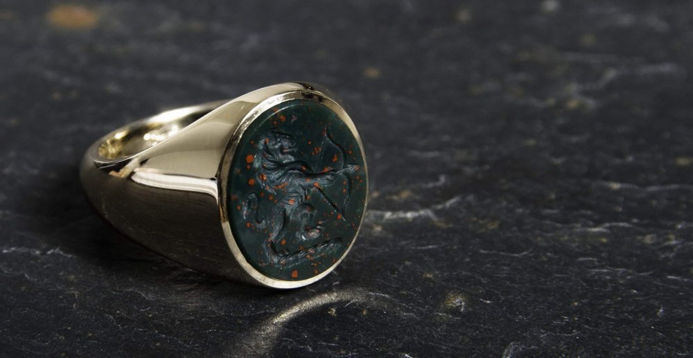 Старинные Винтажные мужские кольца