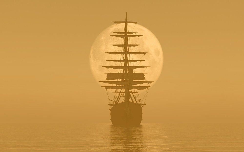 Фон корабль