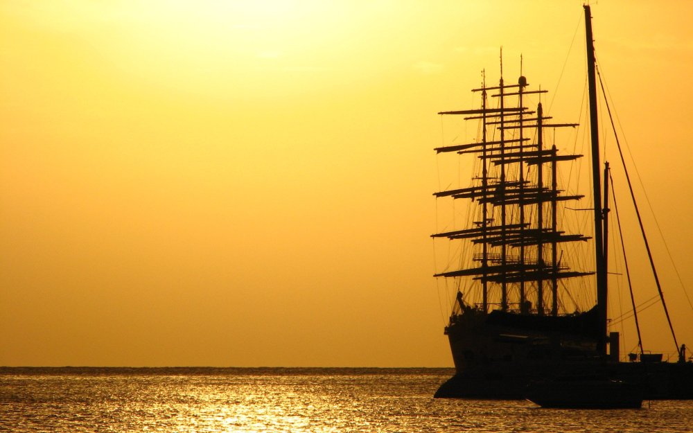 Фон корабль