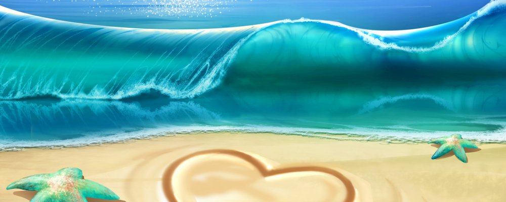 Морской фон для баннера