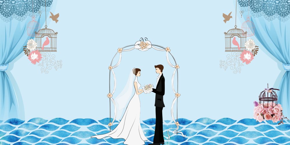 Фон для свадебного баннера