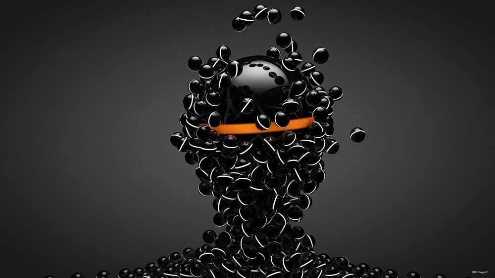 Черные обои