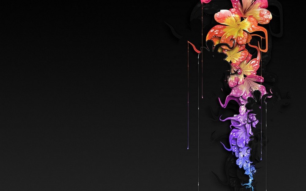 Стильный черный фон