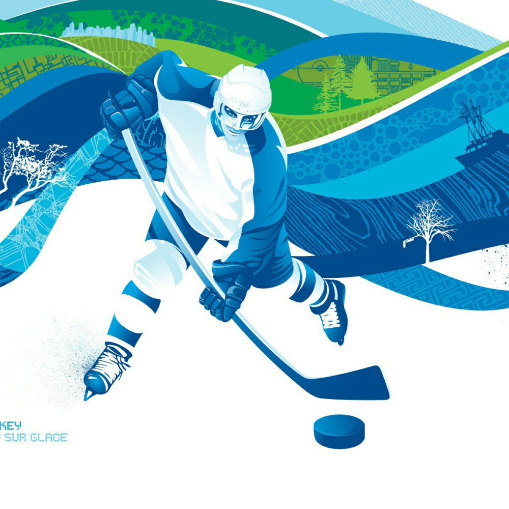 Хоккей абстракция