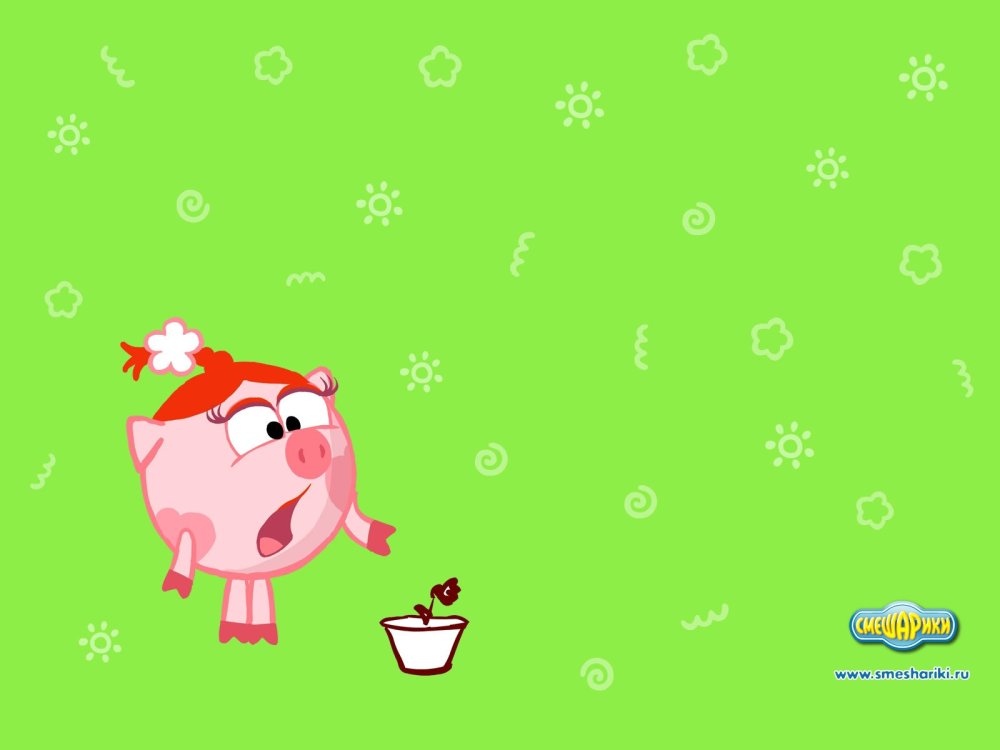 Смешарики фон