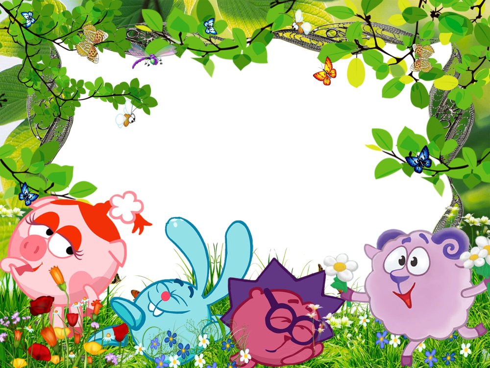 Рамка с мультяшными героями