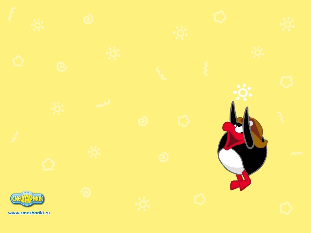 Смешарики на прозрачном фоне