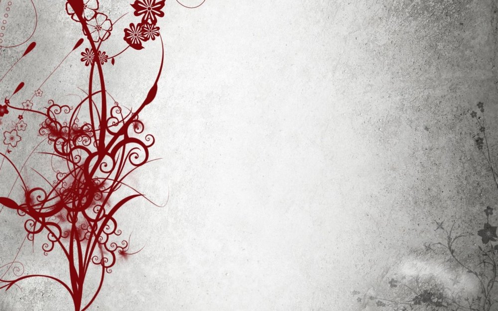 Белый фон с узорами