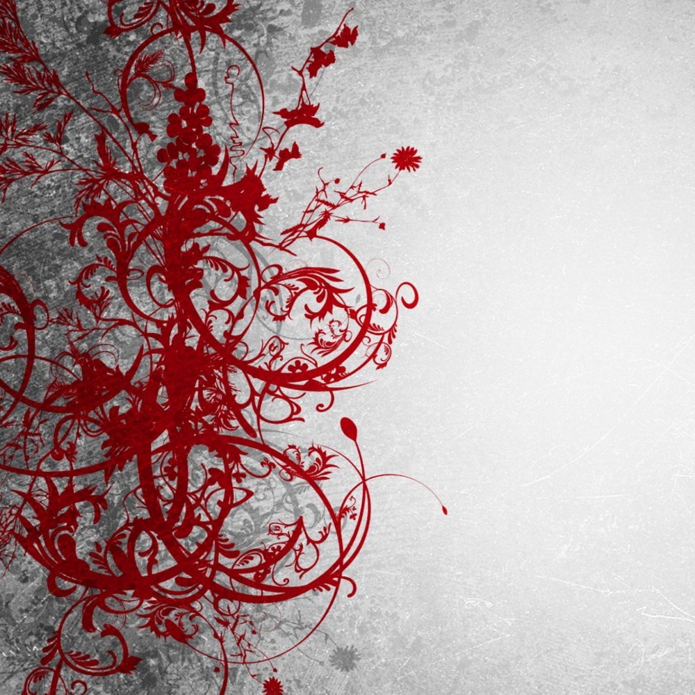 Красная абстракция