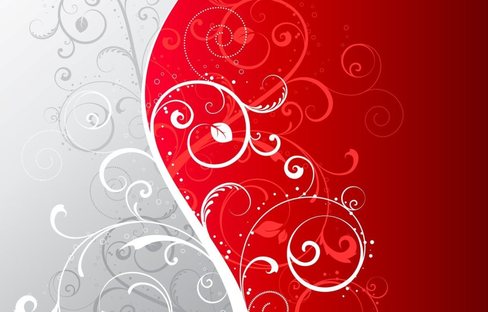 Красно серая абстракция