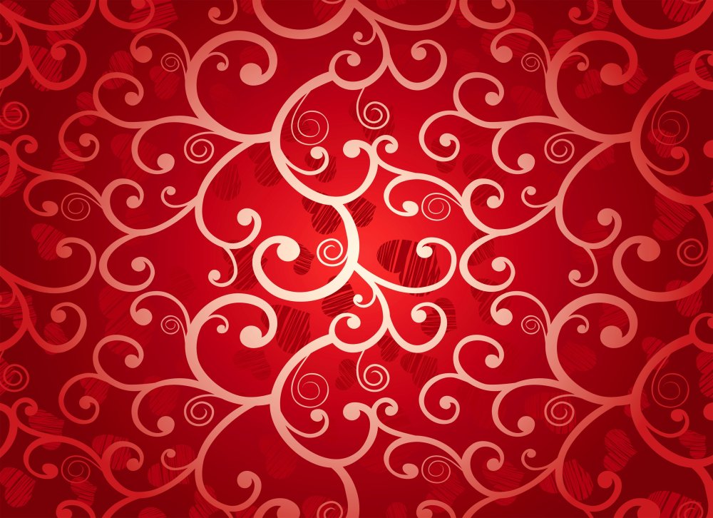 Красная абстракция