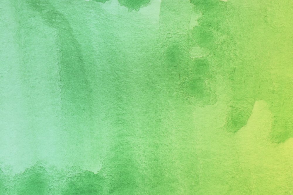 Акварельный фон зеленый