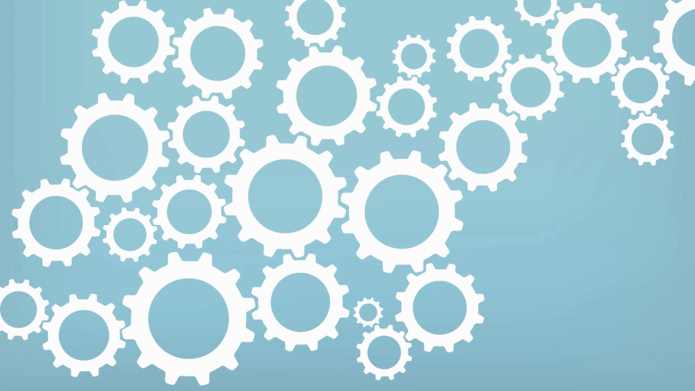 Фон шестеренки вектор