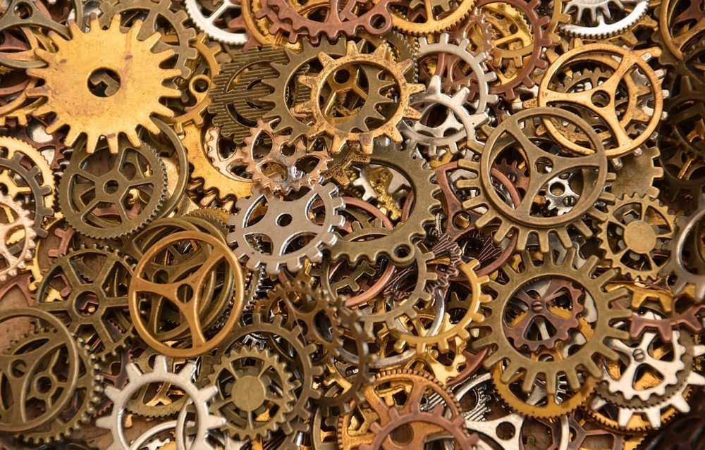 Шестеренки фон