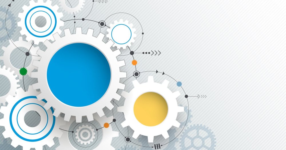 Шестеренки подложка