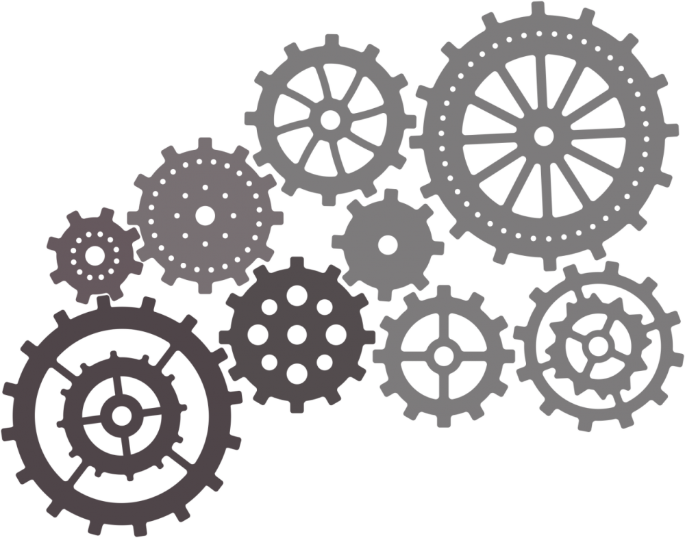 Стилизованная шестеренка