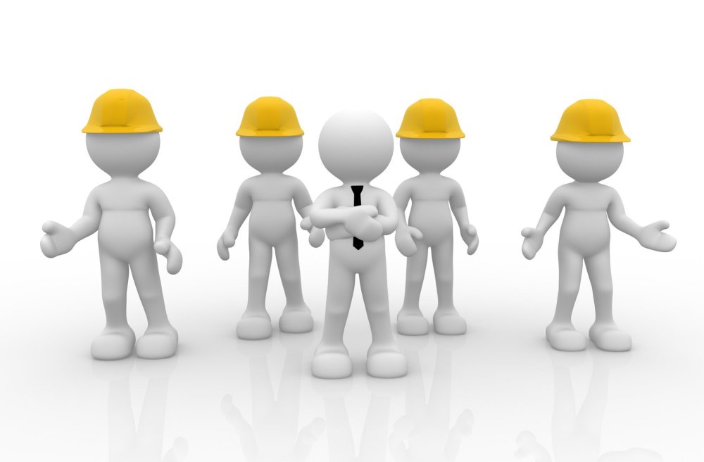 Человек в спецодежде рисунок